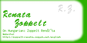 renata zoppelt business card
